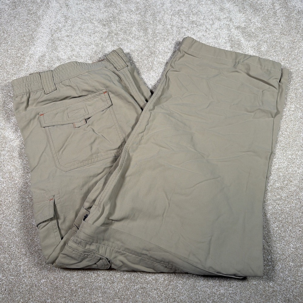 Eddie Bauer Utility Convertible Cargo Pants Mens 42 X‎ 32 (FITS 42 X 30.5) READ